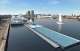 Eerste locatie van de badboot is het Kattendijkdok in de Cadixwijk op het Eilandje. (foto: Sculp(IT) Architecten / iNFRANEA)